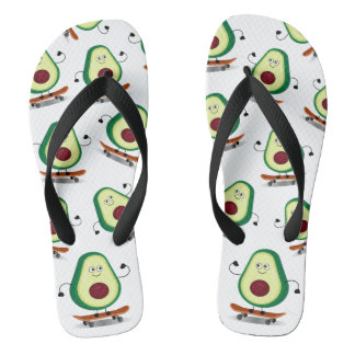 Tongs Avocado sur le patin
