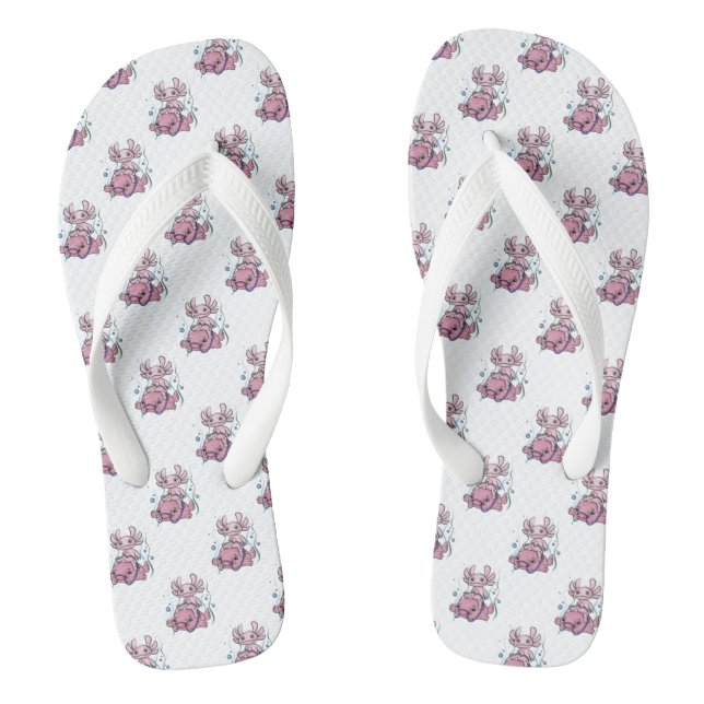 Tongs Axolotl Riding Blobfish Flip Flops (Semelle)