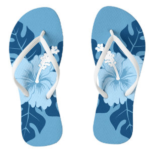 Tongs Banzai Beach Hibiscus Floral