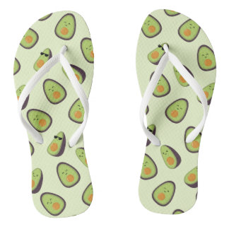Tongs Bascules électroniques adultes de Kawaii d'avocats
