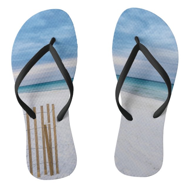 Tongs Beach Fence Morning Destin Floride Flip Flops (Semelle)