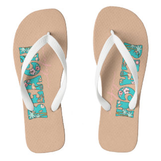 Tongs Beach Life Design tropical