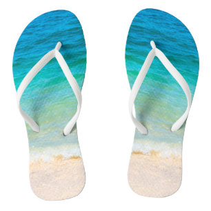 Tongs Beach Sea Waves Sable de mer Modèle Adulte