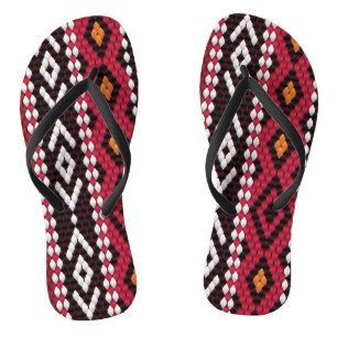 Tongs Bedouin Sadu Fabric Pattern
