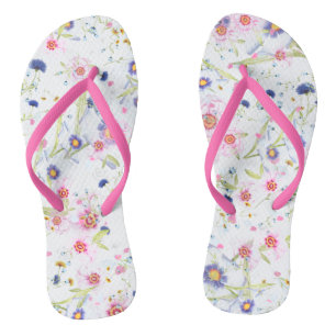 Tongs Belle Fleur Délicate