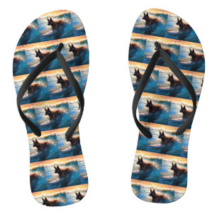 Tongs Berger belge Surf de plage Peinture