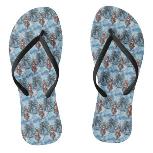 Tongs Biewer Terrier Chien équitation Moto Noël