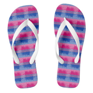Tongs BISEXUAL PRIDE CONCEPTION DÉTRESSÉE -.png