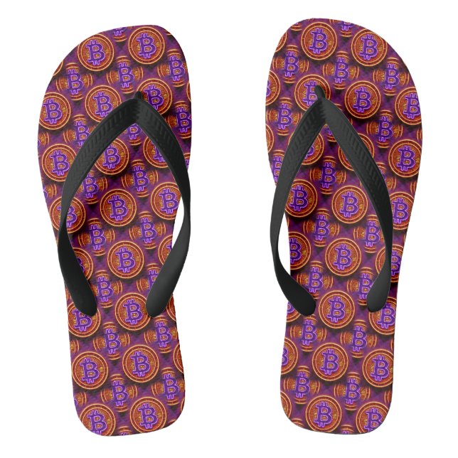 Tongs Bitcoin Flip Flops par 1GLENCo (Semelle)