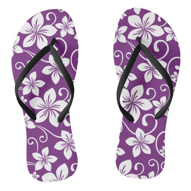 TONGS BLEU HAWAII (PLUM) (Semelle)