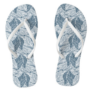 Tongs Bleu tropical