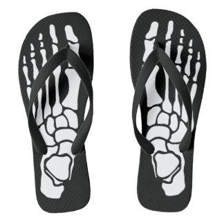 Tongs Bony Skeleton Pieds Flip Flops