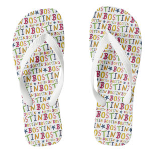 Tongs Bostin Black Country Word Flip Flop Beach Chaussur