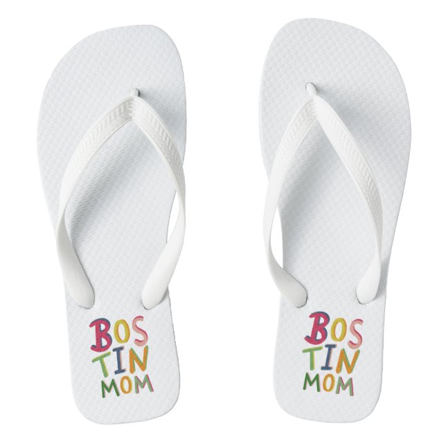Tongs Bostin Maman Black Country Flip Flops Beach Chauss (Semelle)