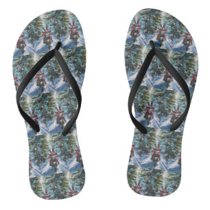 Tongs Boston Terrier Dog équitation moto Noël