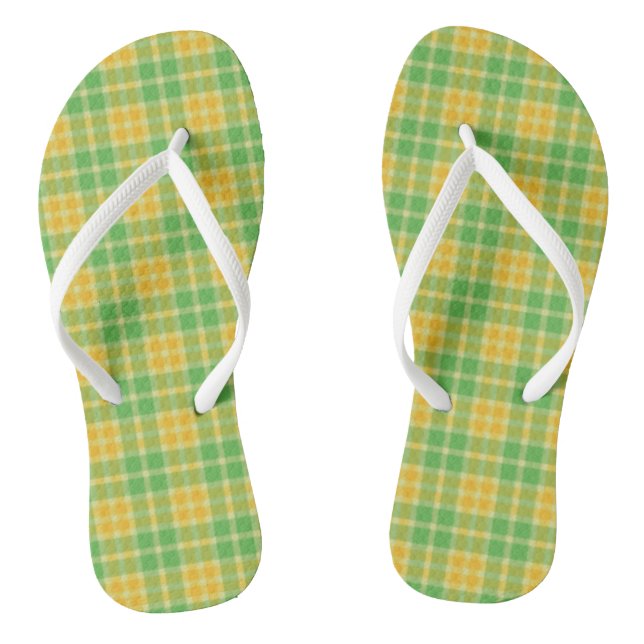 Tongs Boucles de Motif à lèvre de citron (Semelle)