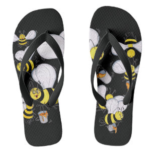Tongs Boucles noires 'Betty Bee'