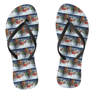 Tongs Boxeur Saison des Fêtes de Noël