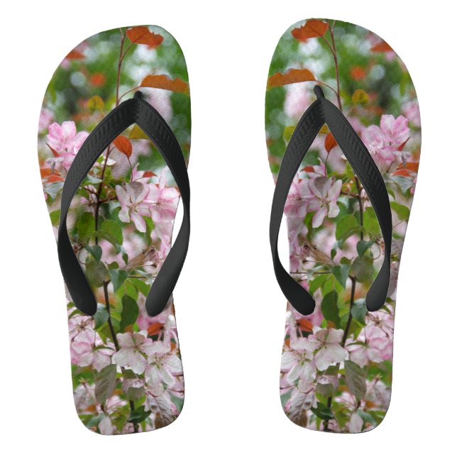 Tongs Branche délicate avec fleurs pommier (Semelle)