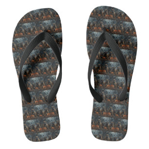 Tongs Bullmastiff Halloween nuit chien délice
