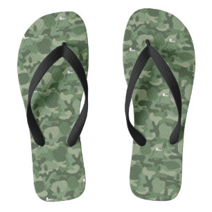 Tongs cacahuètes   Camouflage Snoopy & Woodstock