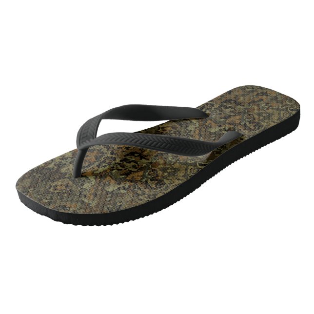 Tongs Camo Abstrait (Incliné)