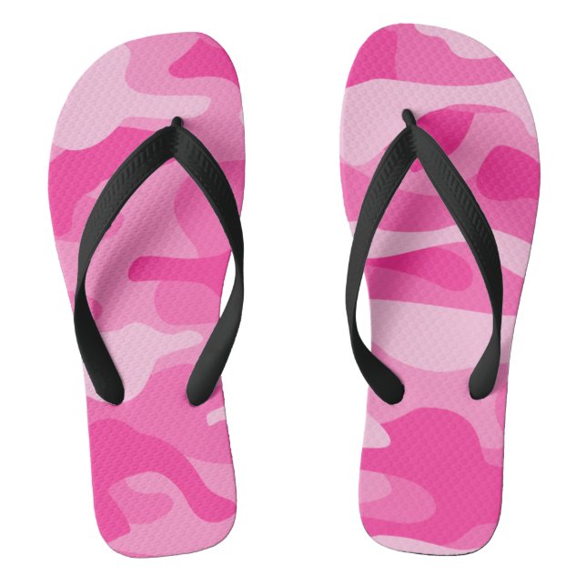 Tongs Camo couleur rose perse (Semelle)