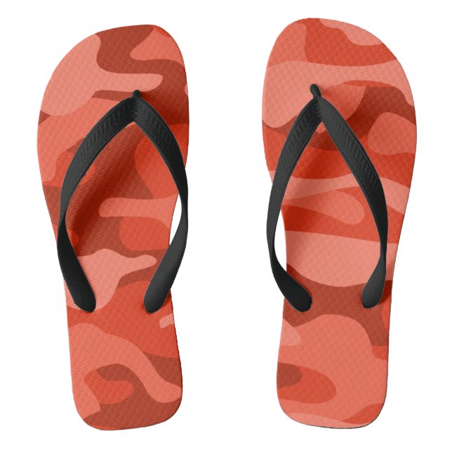 Tongs Camo monochrome Soda orange (Semelle)