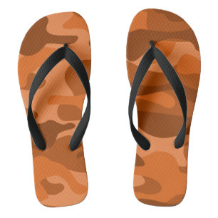 Tongs Camo Monocolor Espagnol Orange