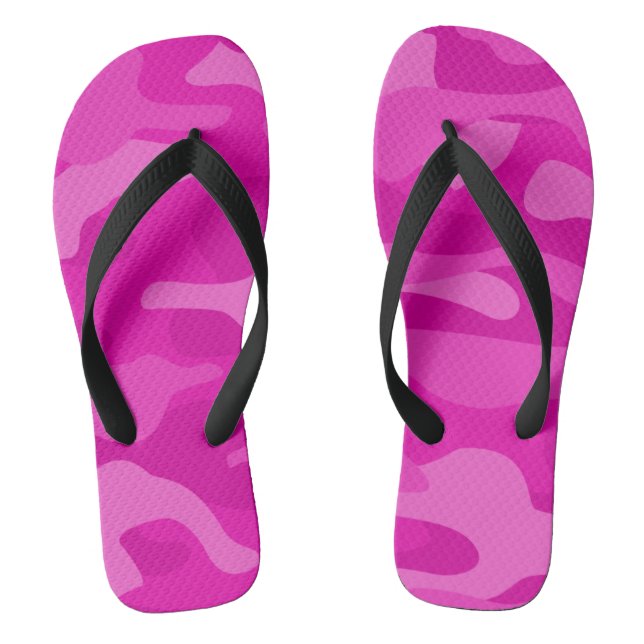 Tongs Camo Monocolor Rose Choquant (Semelle)