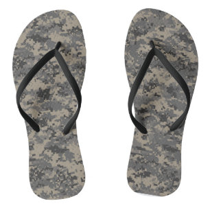 Tongs Camouflage numérique armée pixel photo imprimé