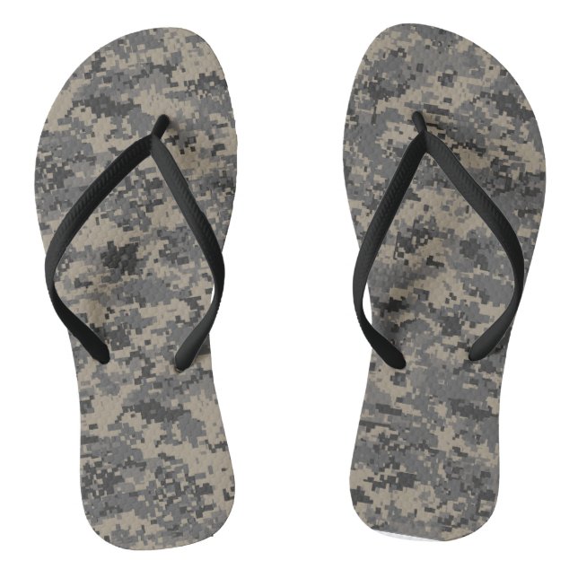 Tongs Camouflage numérique armée pixel photo imprimé (Semelle)
