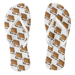 Tongs Campfire Smores Marshmallow Camp Smore Flip Flops