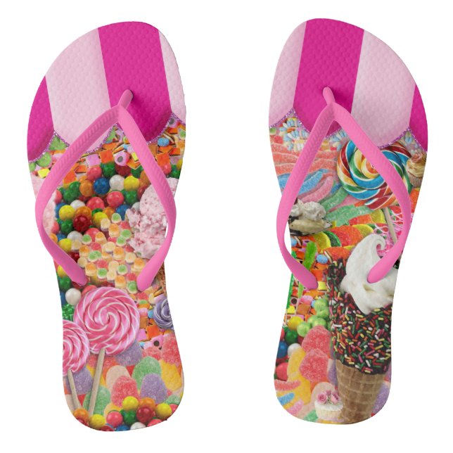 Tongs Candy Super Sweet Glace Cream Funny (Semelle)