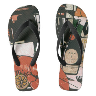 Tongs Champagne au homard vintage ; Fête élégante