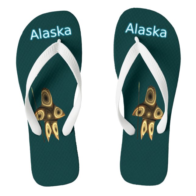 Tongs Chasseur inuit fractal - Alaska (Semelle)