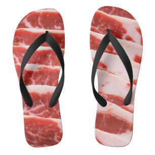 Tongs chaussures à bacon