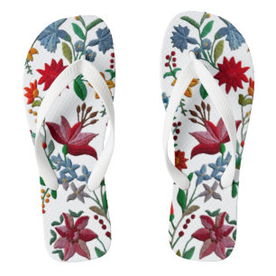 Tongs Chaussures Fleur Hongroises Flip Flops