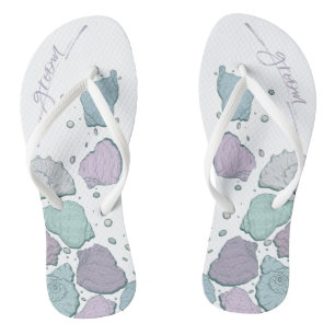Tongs CHAUSSURES mariages   Coquillages modernes Dusty B