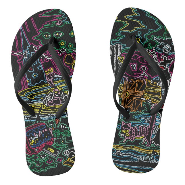 Tongs CHEBLO’S【Neon】Beach Sandal (Semelle)