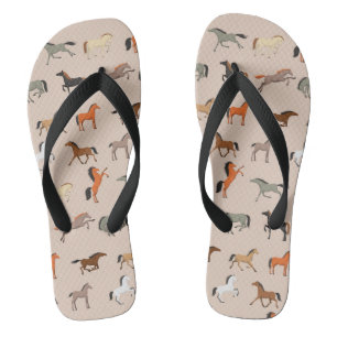 Tongs Cheval Imprimer Motif, Garçons Filles & Enfants, C