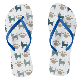 Tongs Chihuahua et Paw Flip Flops