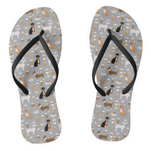 Tongs Chiwawas et chaussures de café