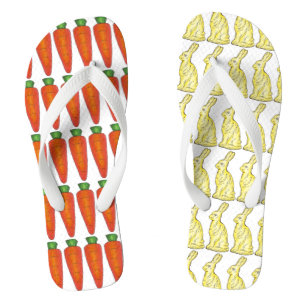Tongs Chocolat Lapin Lapin Carotte Pâques Panier Candy