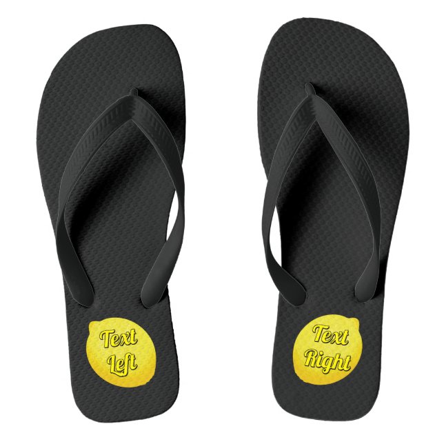 Tongs Citron (Semelle)