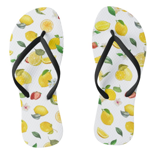 Tongs Citron et fraise 2 (Semelle)