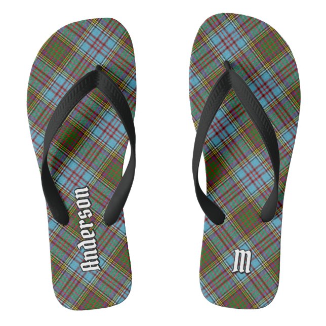 Tongs Clan Anderson Tartan Flip Flops (Semelle)