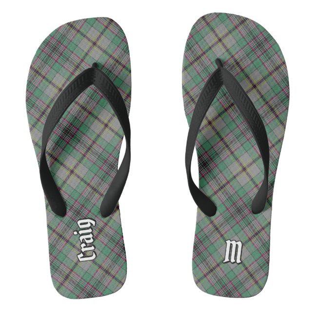 Tongs Clan Craig Tartan Tlip Flops (Semelle)