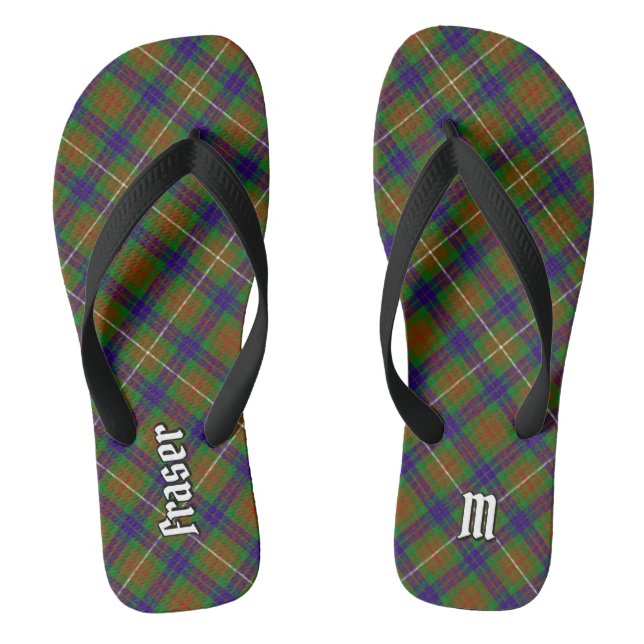 Tongs Clan Fraser Chasse Tartan Flip Flops (Semelle)