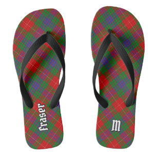 Tongs Clan Fraser Tartan Flip Flops